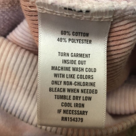 Aeropostale Tie Dye Cropped Sweatshirt - Picture 7 of 7